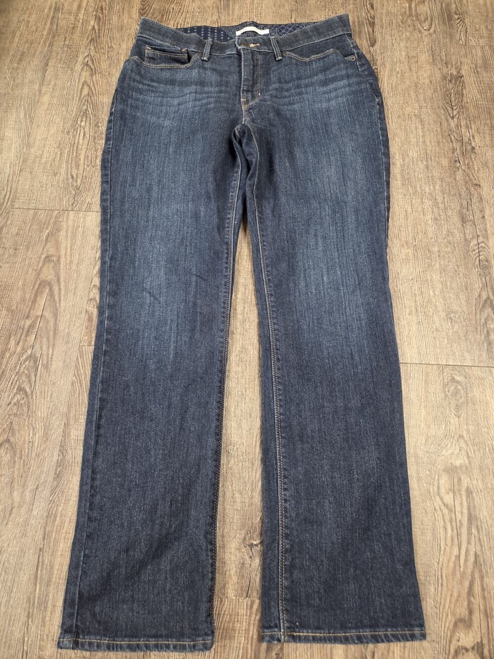 Levi's 525 Perfect Waist Size 10 Dark Wash Jeans Denim